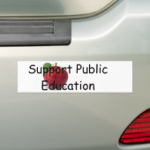 Ondersteuning van Bumpersticker voor openbaar onde (Op auto)