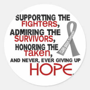 Ondersteuning van de admBedrading 3.2 Brain Tumor Ronde Sticker