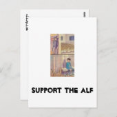 Ondersteuning van de ALF Briefkaart (Voorkant / Achterkant)