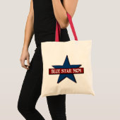 Ondersteuning van de militaire familie Blue Star M Tote Bag (Voorkant (product))