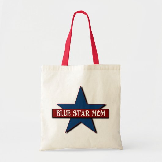 Ondersteuning van de militaire familie Blue Star M Tote Bag (Voorkant)