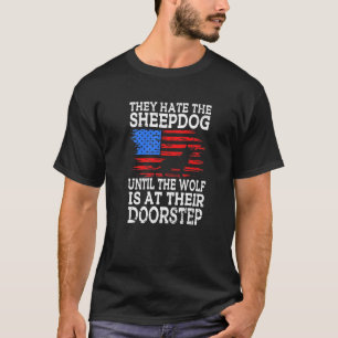 Ondersteuning van de politie K9 politie T-shirt
