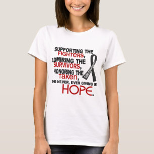 Ondersteuning van de receptie voor 3.2 Melanoom T-shirt