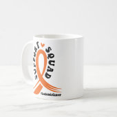 Ondersteuning van de strijd tegen bloedkanker leuk koffiemok (Voorkant links)