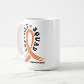 Ondersteuning van de strijd tegen bloedkanker leuk koffiemok (Voorkant links)