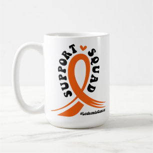 Ondersteuning van de strijd tegen bloedkanker leuk koffiemok