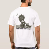 Ondersteuning van deze ondersteunende organisaties t-shirt (Achterkant)