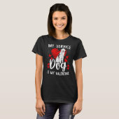 Ondersteuning van Dog Training Patch Emotional Sup T-shirt (Voorkant volledig)