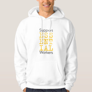 Ondersteuning van essentiële werknemers hoodie