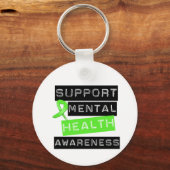 Ondersteuning van geestelijke gezondheid sleutelhanger (Voorkant)