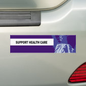 ONDERSTEUNING VAN GEZONDHEIDSZORG BUMPERSTICKER (Op auto)