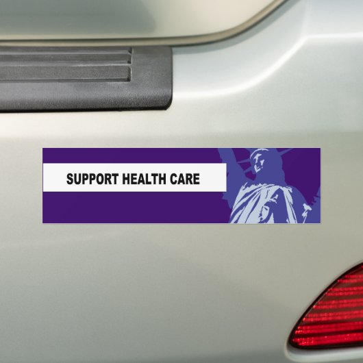ONDERSTEUNING VAN GEZONDHEIDSZORG BUMPERSTICKER (Op auto)