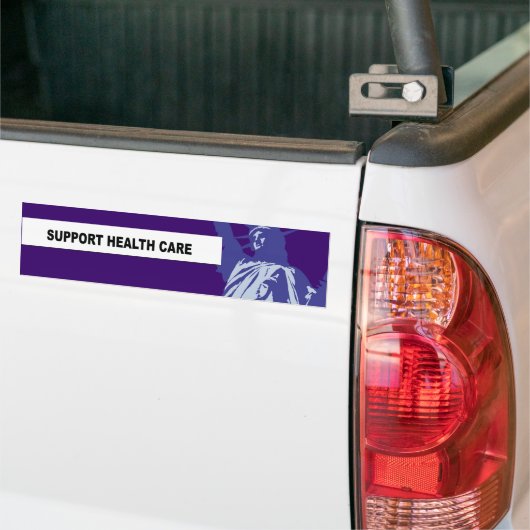 ONDERSTEUNING VAN GEZONDHEIDSZORG BUMPERSTICKER (Op Truck)