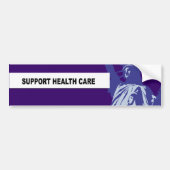 ONDERSTEUNING VAN GEZONDHEIDSZORG BUMPERSTICKER (Voorkant)