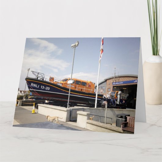 Ondersteuning van het RNLI Kaart (Voorkant)