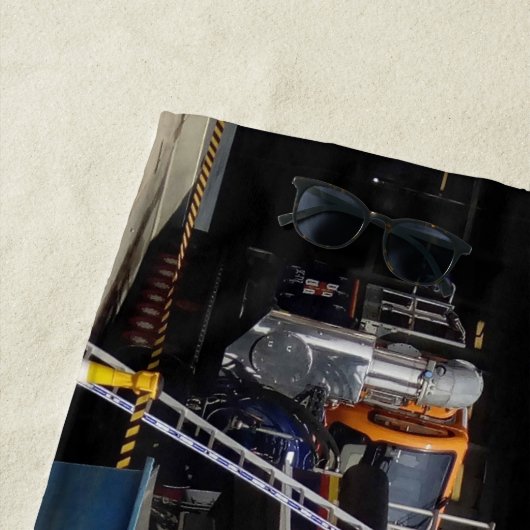 Ondersteuning van het RNLI Strandlaken (In situ)