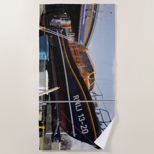 Ondersteuning van het RNLI Strandlaken (Voorkant)