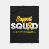 Ondersteuning van kankerbestrijding bij kinderen i fleece deken (Voorkant)