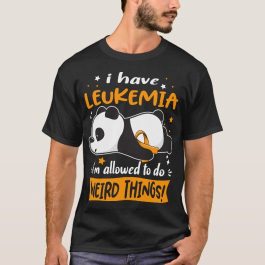 Ondersteuning van leukemiebewustmakingscampagnes t-shirt (Voorkant)