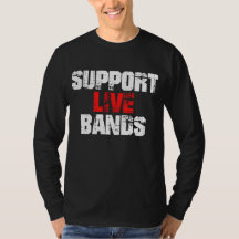 Ondersteuning van live bands