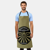 Ondersteuning van lokale Canadese Boerderij produc Schort (Gedragen)