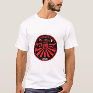 Ondersteuning van lokale Canadese Boerderij produc T-shirt