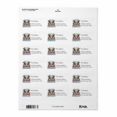 Ondersteuning van lokale politie etiket (Full Sheet)