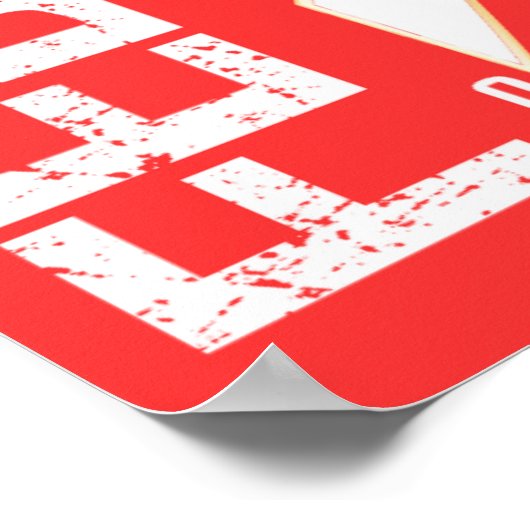 Ondersteuning van maand van bewustmaking van hartz poster (Hoek)