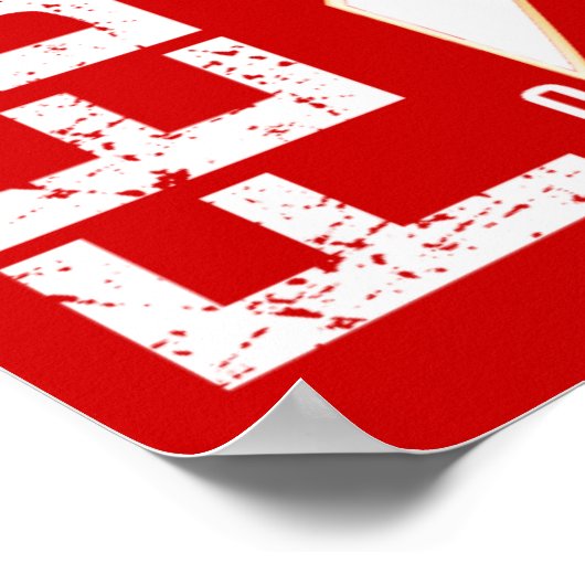 Ondersteuning van maand van bewustmaking van hartz poster (Hoek)