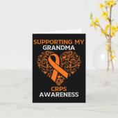 Ondersteuning van mijn oma RSD CRPS Awareness Mont Kaart (Gele Bloem)