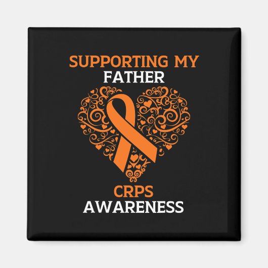 Ondersteuning van mijn vader RSD CRPS Awareness Ma Magneet (Voorkant)