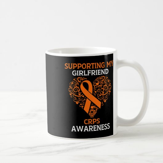 Ondersteuning van mijn Vriendin RSD CRPS Awareness Koffiemok (Rechts)
