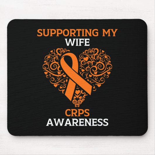 Ondersteuning van mijn vrouw RSD CRPS Awareness Ma Muismat (Voorkant)