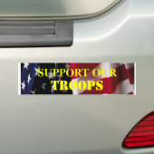 ONDERSTEUNING VAN ONZE TROEPEN BUMPERSTICKER (Op auto)