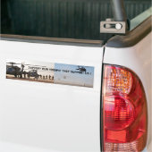ONDERSTEUNING VAN onze troepen Bumpersticker (Op Truck)