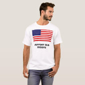 ONDERSTEUNING VAN ONZE TROEPEN T-SHIRT (Voorkant volledig)