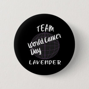 Ondersteuning van overlevenden van kanker Wereldka Ronde Button 5,7 Cm