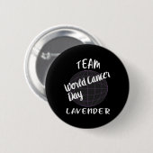 Ondersteuning van overlevenden van kanker Wereldka Ronde Button 5,7 Cm (Voorkant /achterkant)