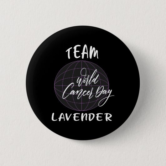 Ondersteuning van overlevenden Wereld Kanker Dag B Ronde Button 5,7 Cm (Voorkant)