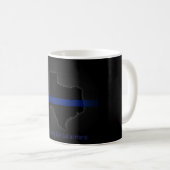 Ondersteuning van Texas Law Enforcement Coffee Mok (Voorkant rechts)