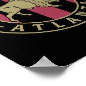 Ondersteuning van The Five Stripes Atlanta Soccer Poster (Hoek)