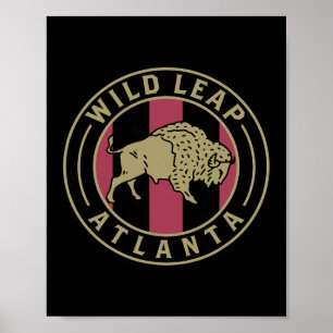 Ondersteuning van The Five Stripes Atlanta Soccer Poster