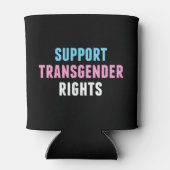 Ondersteuning van transgenderrechten blikjeskoeler (Achterkant)