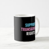 Ondersteuning van transgenderrechten koffiemok (Voorkant rechts)