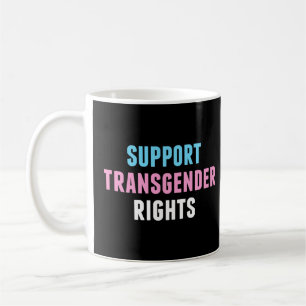 Ondersteuning van transgenderrechten koffiemok