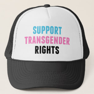 Ondersteuning van transgenderrechten trucker pet