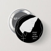 ONDERSTEUNING VAN TSUNAMI-RELIEF RONDE BUTTON 5,7 CM (Voorkant /achterkant)