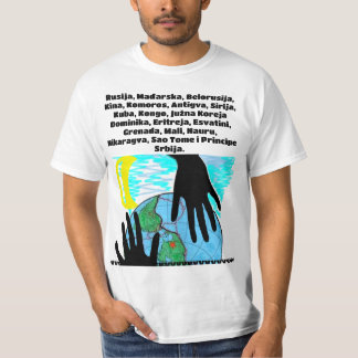 Ondersteuning van vrienden t-shirt