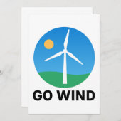 Ondersteuning van windenergie – Pro Clean Wind Pow Kaart (Voorkant / Achterkant)