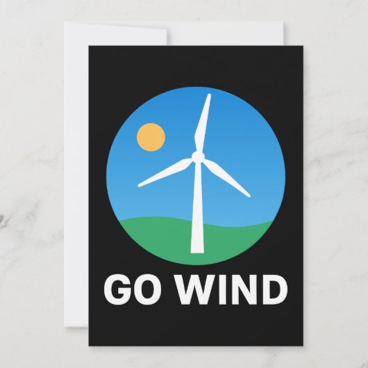 Ondersteuning van windenergie – Pro Clean Wind Pow Kaart (Voorkant)